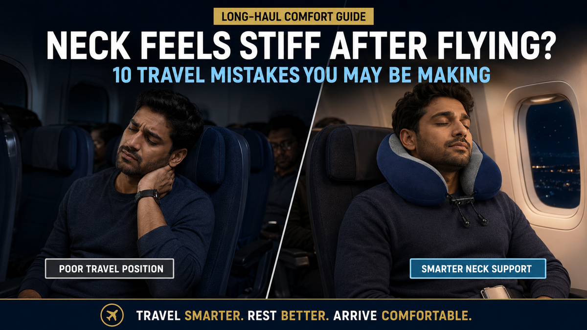 Neck Feels Stiff After a Long Flight? 10 Travel Mistakes You May Be Making