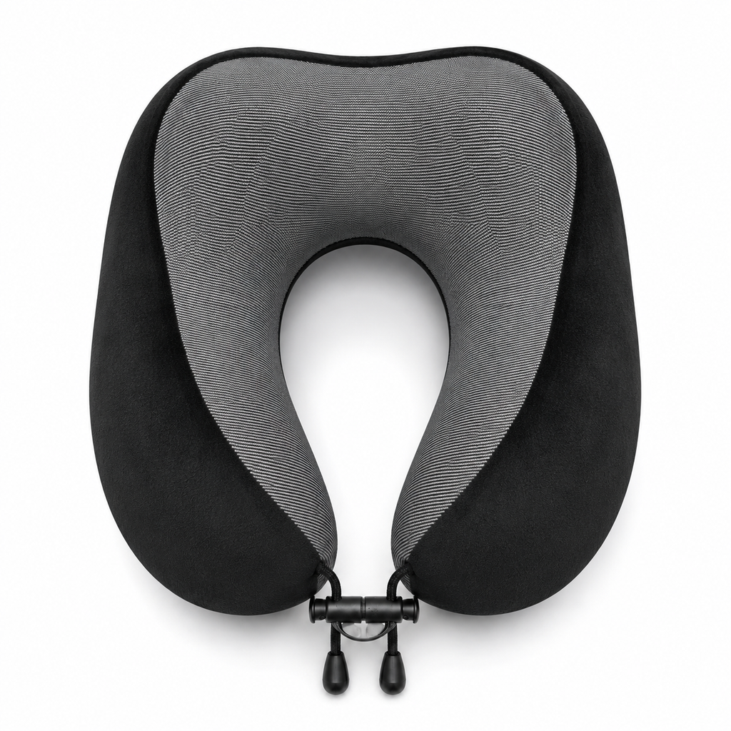 Cozi Cloud Travel Neck Pillow with Eye Mask |  Complete 4 in 1 Travel Pack