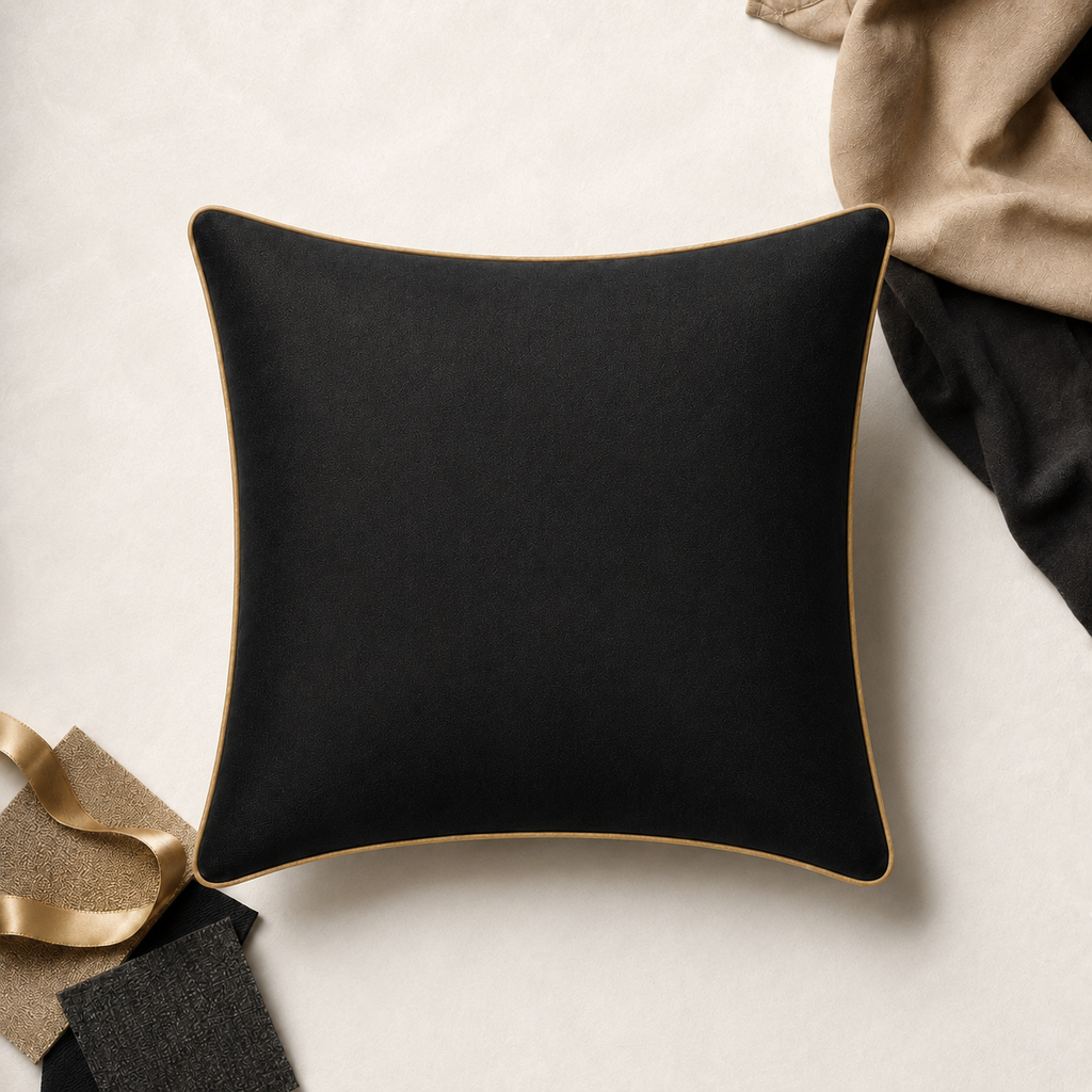 Cozi Cloud Luxe Velvet Memory Foam Cushion – 12x12 Inch