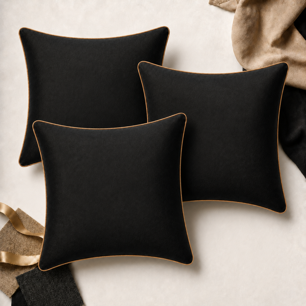 Cozi Cloud Luxe Velvet Memory Foam Cushion – 12x12 Inch