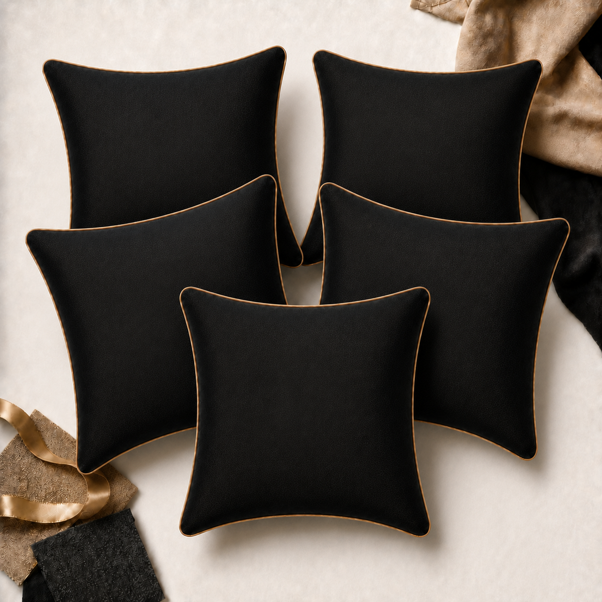 Cozi Cloud Luxe Velvet Memory Foam Cushion – 12x12 Inch