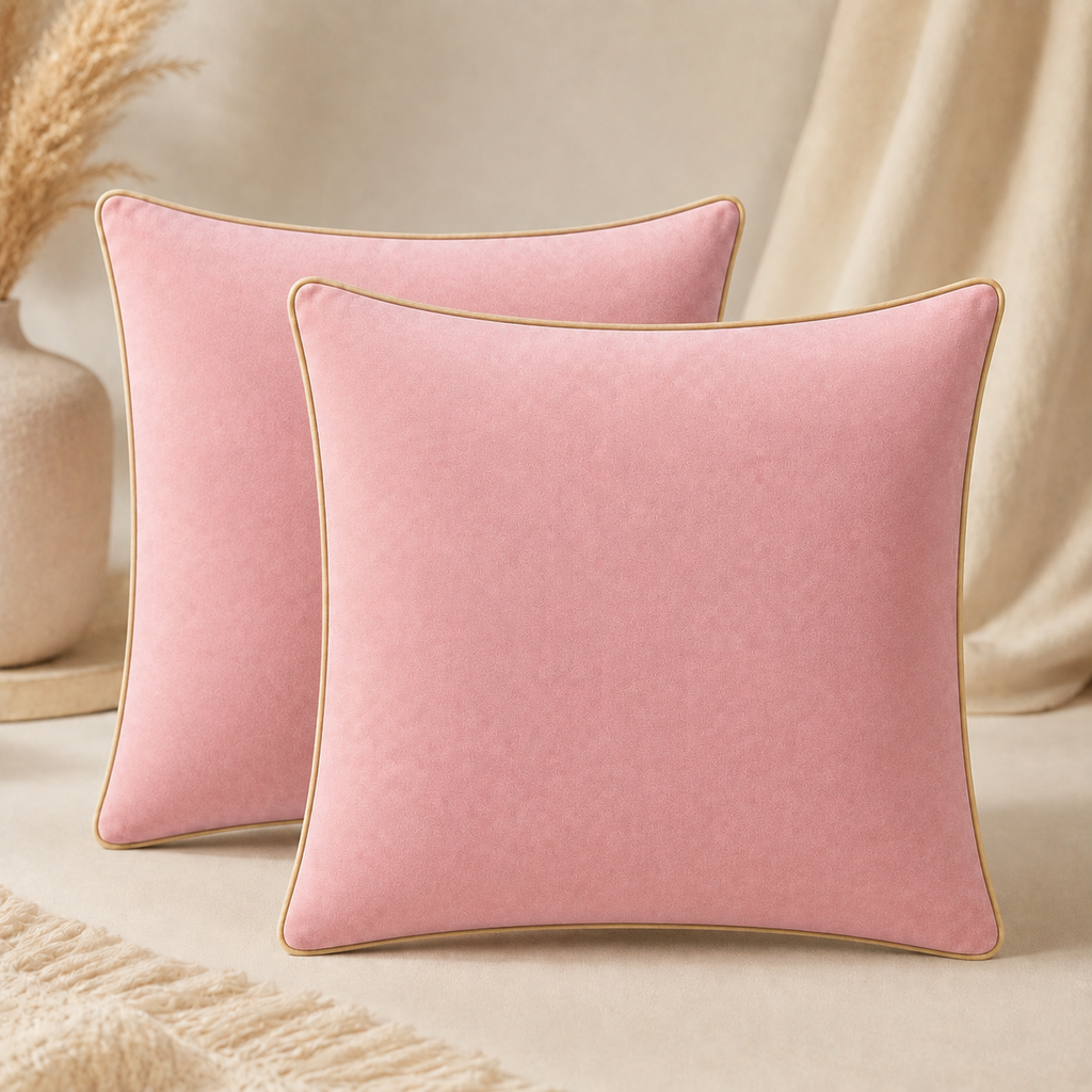 Cozi Cloud Luxe Velvet Memory Foam Cushion – 12x12 Inch