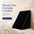 Cozi Cloud Memory Foam Wedge Pillow for Sleeping, Reading & Leg Elevation