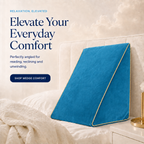 Cozi Cloud Memory Foam Wedge Pillow for Sleeping, Reading & Leg Elevation