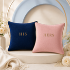 Cozi Cloud LuxeCurve Embroidered Cushion Combo – Pack of 2